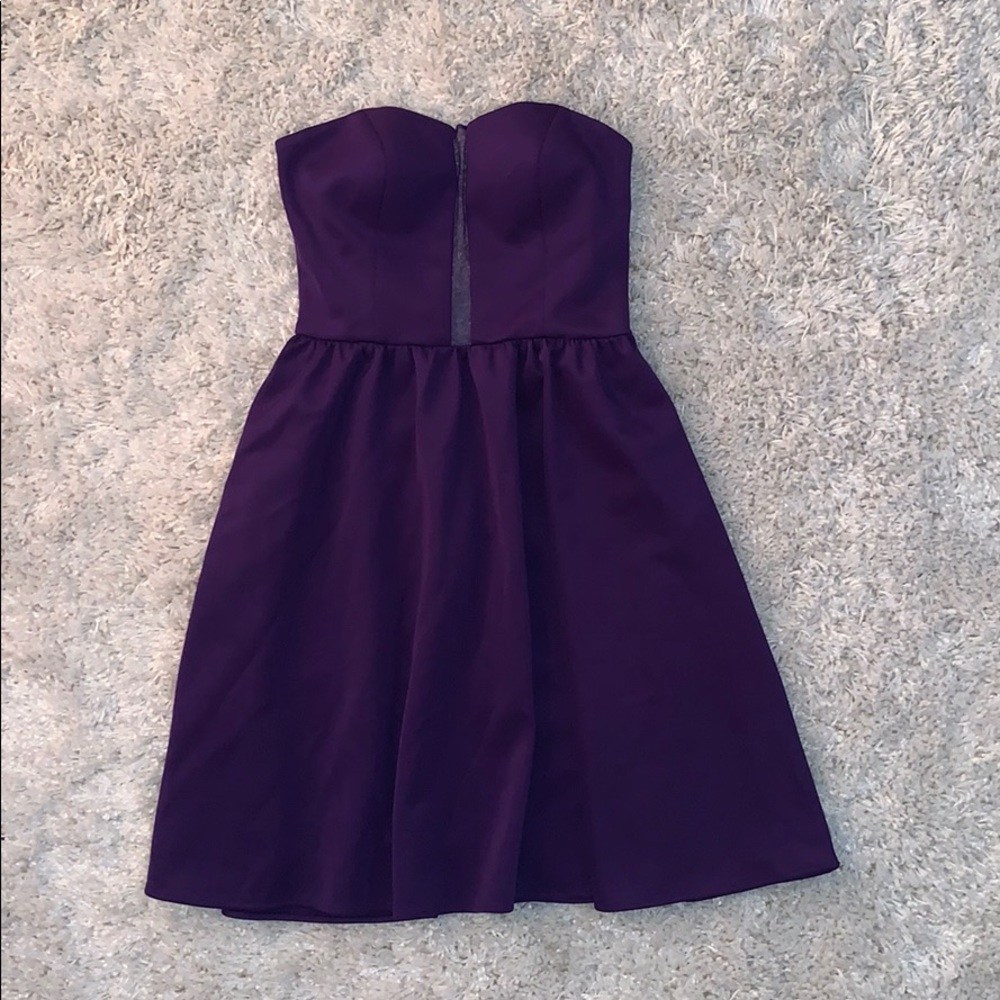 Formal purple skater dress